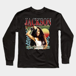 Janet Jackson Vintage 1980s Long Sleeve T-Shirt